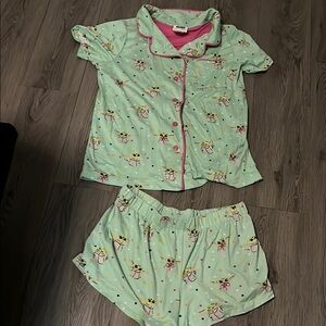Mint Green Pajama Set with Yoda Star Wars